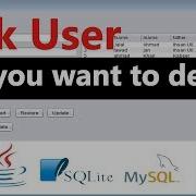 Java SWING 16 More On Delete Button In Java Netbeans Sqlite MySql