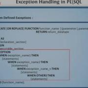 10 5 Exception Handling In PLSQL