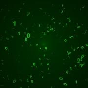 Motion Made Binary Number Computer Language Code Animated Background Royalty Free Footage