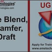 Edge Blend Chamfer Draft In UG NX