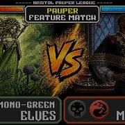 Mono Green Elves Vs Rakdos Madness MTG Paper Pauper Gameplay