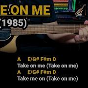Take On Me A Ha 1985 Easy Guitar Chords Tutorial With Lyrics