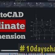 6 AutoCAD Ordinate Dimension To Create An Ordinate Dimension