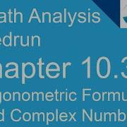Chapter 10 3 3 Trigonometric Formulae And Complex Numbers CodingBytes IB Math Analysis Speedrun