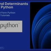 How To Compute The Inverse And Determinant Of A Matrix In Python With SymPy In 63 Seconds