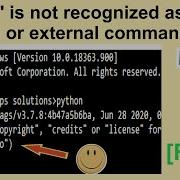 Run Python Scripts In CMD Window 10 Without Any Error Python Automation