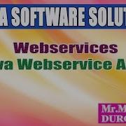Webservices Java Webservice API S