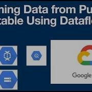 Real Time Streaming Data From PubSub To BigQuery Using Dataflow In GCP