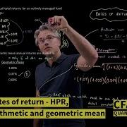 Rates Of Return Holding Period Return Arithmetic And Geometric Mean For The CFA Level 1 Exam