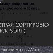 Быстрая сортировка Quick Sort