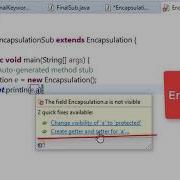 68 Encapsulation In Java