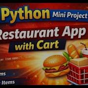 Python Mini Project Restaurant Menu App Using Dictionary Cart System Beginner Friendly