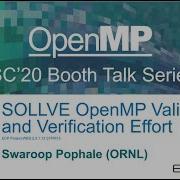 SOLLVE OpenMP Validation And Verification Effort