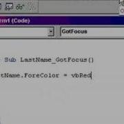 Visual Basic Tutorial Events Properties