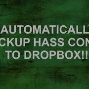 Automatically Backup HASS Config To Dropbox