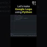 How To Make Google Logo Using Python