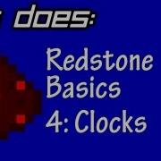 Minecraft Redstone Basics 4 Clocks