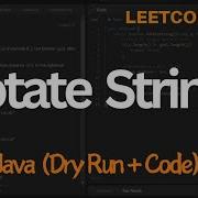 796 Rotate String LeetCode 796 Explained In Java Code Explanation Dry Run