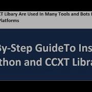 Step By Step Guide To Installing Python And CCXT Library