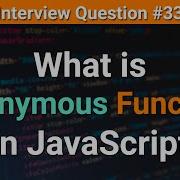 What Is Anonymous Function In JavaScript JavaScript Tutorials In Hindi Interview Question 33