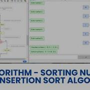 Flowgorithm Sorting Numbers Using Insertion Sort Algorithm