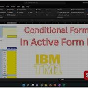 Conditional Formatting In Active Form In IBM Cognos Analytics TM1 Perspectives Report Ibm Tm1