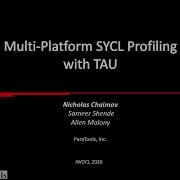 Multi Platform SYCL Profiling With TAU