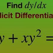 Find Derivative Dy Dx Of X 2y Xy 2 6 Implicit Differentiation