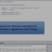 Manipulando String Em Java