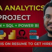 COMPLETE Data Analytics Portfolio Project In 6 EASY Steps Python SQL Power BI