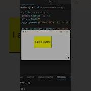 Cursor Shape Changing One Mouseover A Tkinter Button By Using Cursor Attribute Cursor Tkinter