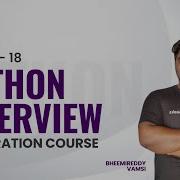 L18 Object Oriented Programming Python Vamsi Bheemreddy GeeksforGeeks Python