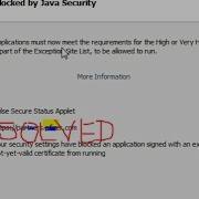 How To Fix Application Blocked By Java Security Issue Solved