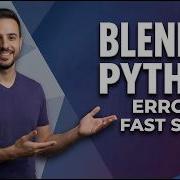 Blender Python Error Fix Fast Script Solution