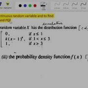 To Find PDF And Unknown Value K When CDF Of Continuous Random Variable Is Given