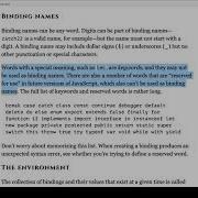 Eloquent JavaScript Read Along Program Structure 003 Binding Names