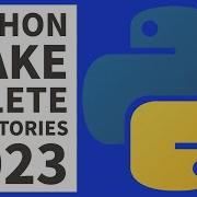 Python Programming Make Delete Directories 2023