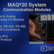 Dataforth MAQ20 Modular Data Acquisition Control System