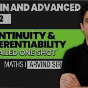 Continuity And Differentiability Class 12 JEE Main Advanced