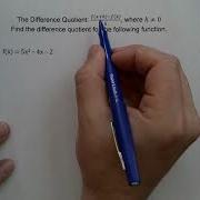 Difference Quotient With Quadratic And Cubic Functions