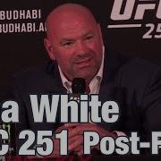 Dana White Ready If Fight Island Title Fight Implodes UFC 251 Post Fight Press Conference