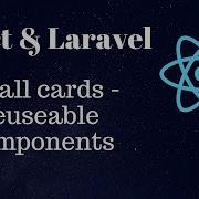 Converting The Small Card Into A React Based Component From AdminLTE Theme React Laravel Admin