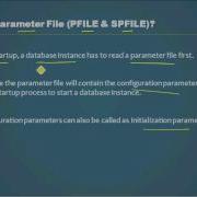 Database Tutorial What Is A Parameter File Video 31
