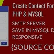 How To Create A PHP Mysql Contact Form Create Working PHP Mysql Contact Form