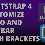 Bootstrap 4 Logo And Navbar Customization With Bootstrap 4 And Brackets Text Editor