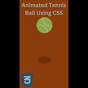 Animated Tennis Ball Using CSS Shorts