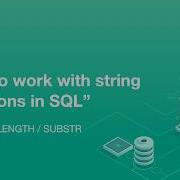 How To Work With String Functions In SQL CONCAT LENGTH SUBSTR SQL Tutorial Eng Kor Sub