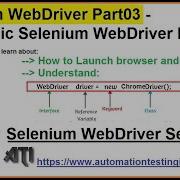 Selenium WebDriver Part3 Basic WebDriver Program