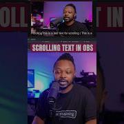 Add SCROLLING TEXT In OBS Obstutorials