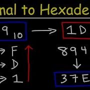 How To Convert Decimal To Hexadecimal